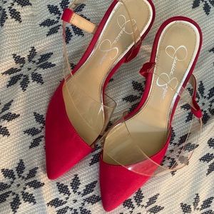 HOT PINK Jessica Simpson heels